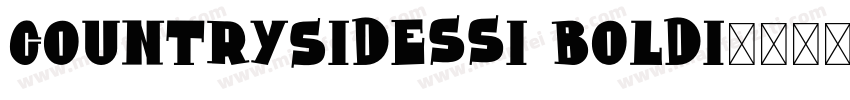 CountrysideSSi BoldI字体转换
